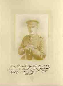 Basil Constable, Captain, 1/4th Bn, Royal Sussex Regt. Died of wounds 9 August 1915