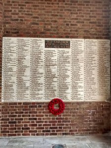 The WW1 memorial at Radley College