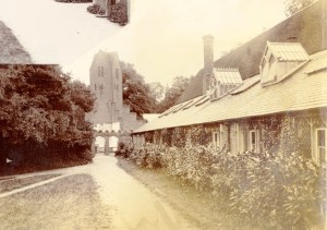 Henry Taunt. 'The Slums', now Paton's Quad, c1890