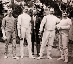 The British Olympic team, 1906 (photographed by Theodore Cook)