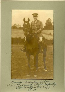 Lt Dominic Watson, Somerset LI